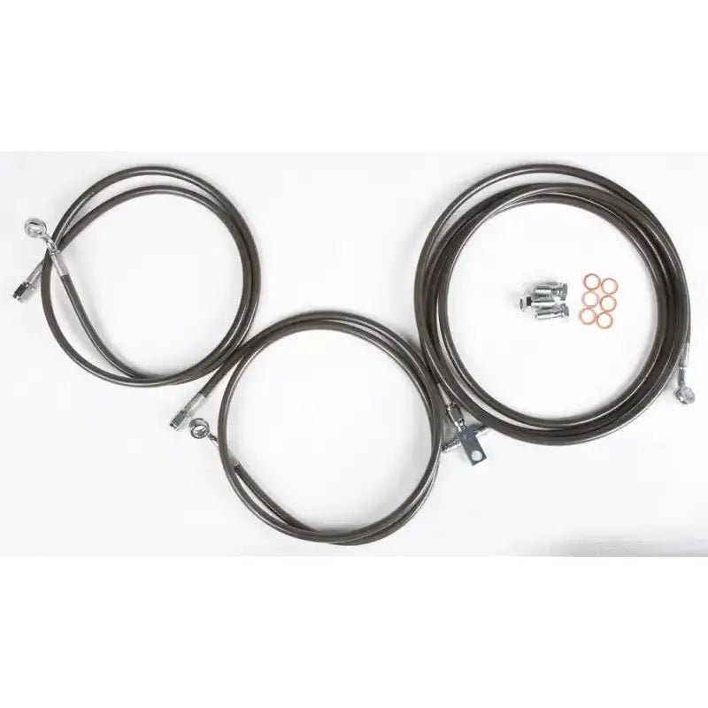 RZR570-R-4-SMOKE Brakeline Rear Smoke + 4 Polaris - Brake Line Kit
