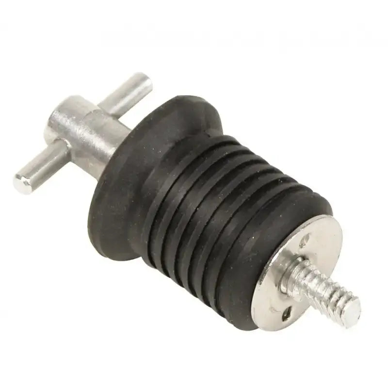 S-0288C Whitecap 1’ Aluminum Bailer Plug - Screw Typ - Boat Drain