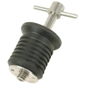 S-0290C Whitecap 1' Brass Bailer Plug - Screw Type, RV, Automotive, Powersports, off-road, marine, exterior, truck accessories, interior, truck bed, RV parts, Marine, AVADA - Best Sellers, Marine Maintenance