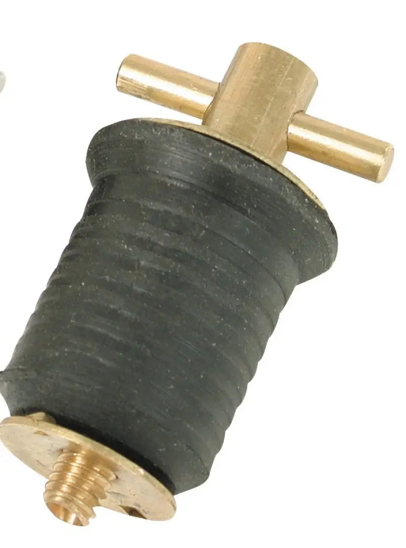 S-0294C Whitecap 1-1/4' Brass Bailer Plug-Screw Type for Marine Use