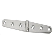 S-0605C Whitecap C.P. Brass Strap Hinge 6' in sleek whitecap finish, durable corrosion-resistant brass, ideal for marine and outdoor use.