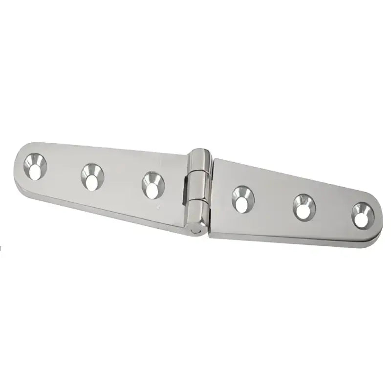 S-0605C Whitecap C.P. Brass Strap Hinge 6' in sleek whitecap finish, durable corrosion-resistant brass, ideal for marine and outdoor use.