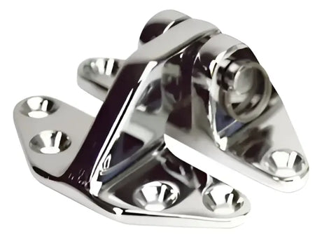 S-0990C Whitecap C.P. Brass Hatch Hinge - corrosion-resistant, sleek chrome-plated marine hardware for boats and yachts.