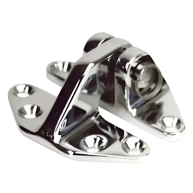 S-0990C Whitecap C.P. Brass Hatch Hinge - corrosion-resistant, sleek chrome-plated marine hardware for boats and yachts.