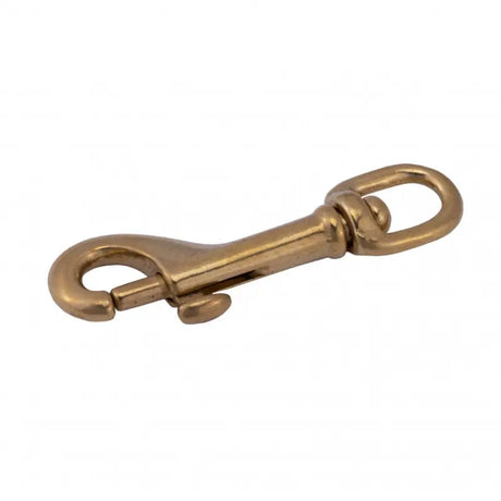 S-1101C Whitecap Bronze Swivel Eye Piston Snap 2-3", high-quality marine hardware, durable bronze, flexible swivel eye, secure piston snap, essential boat accessory.
