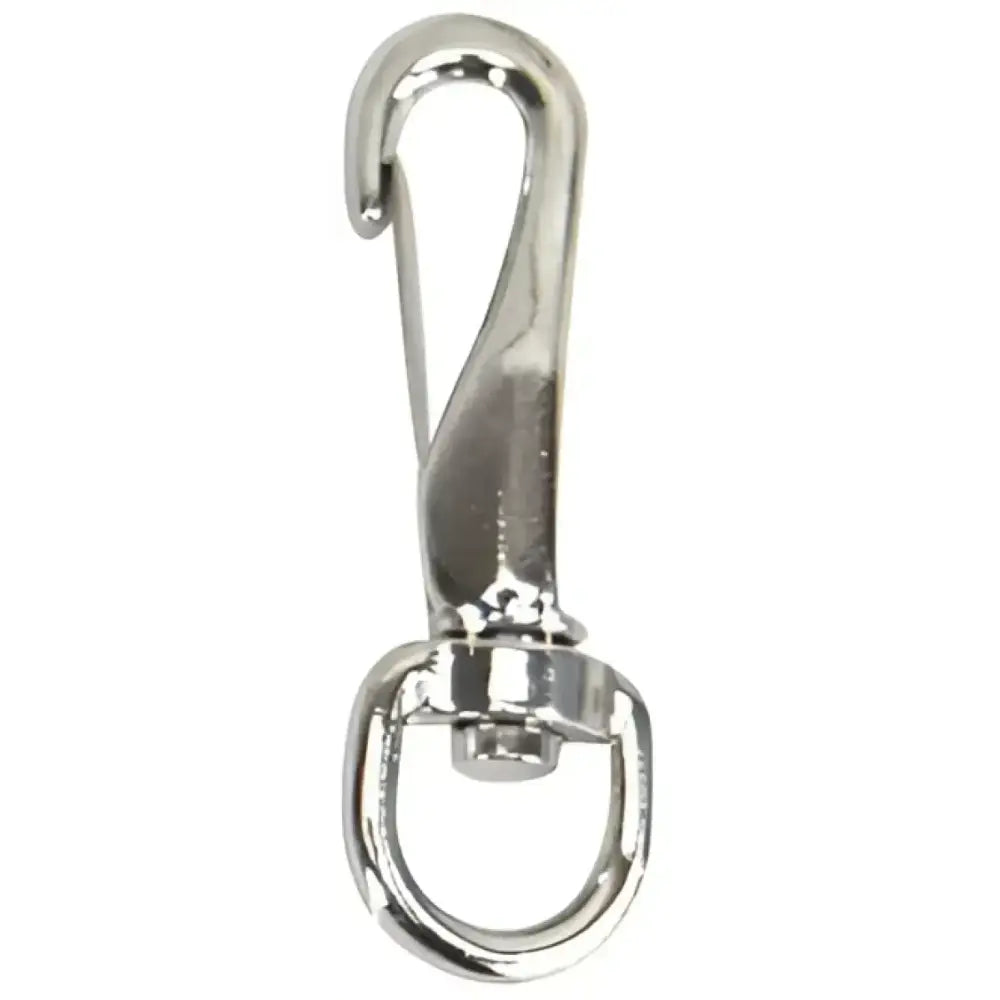S-1131C Whitecap C.P. Brass Baby Swivel Snap-1-7/8', chrome-plated brass swivel hook.