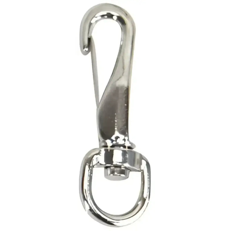 S-1131C Whitecap C.P. Brass Baby Swivel Snap-1-7/8', chrome-plated brass swivel hook.