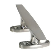 S-1444C Whitecap C.P. Zamac 4-1/2" Hollow Base Cleat in polished finish, showcasing durable marine-grade construction for secure mooring.