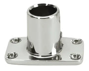 S-1466C Whitecap C.P. Zamac 7/8" - 90° Rectangular Base, polished finish.