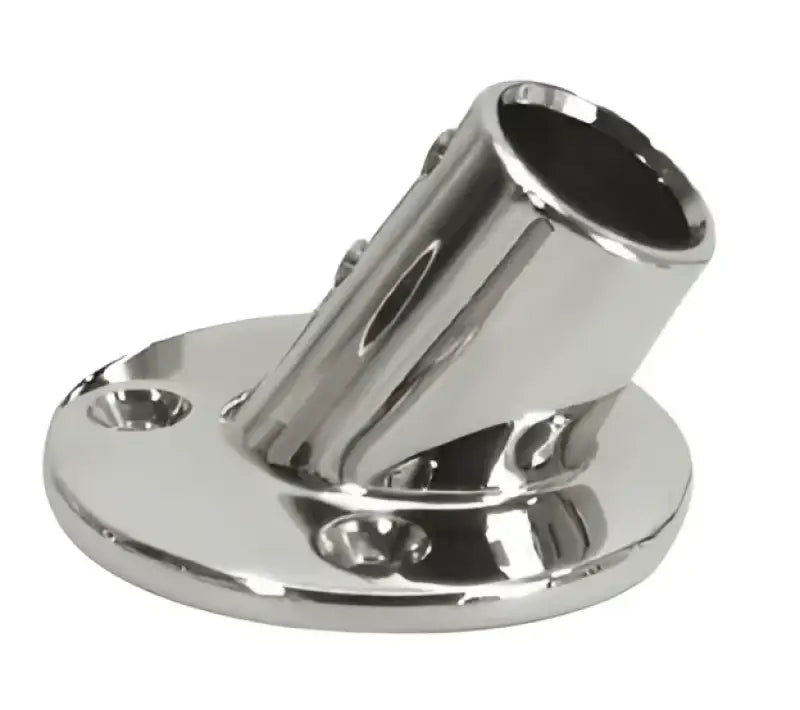 S-1467C Whitecap C.P. Zamac 7/8’ - 60O Round Base - Boat Rail Fitting