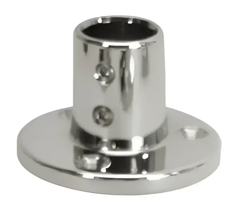S-1468C Whitecap C.P. Zamac 7/8’ - 90O Round Base - Boat Rail Fitting