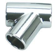 S-1490C Whitecap C.P. Zamac 7/8" - 60 Universal Tee for marine applications, durable and versatile design.