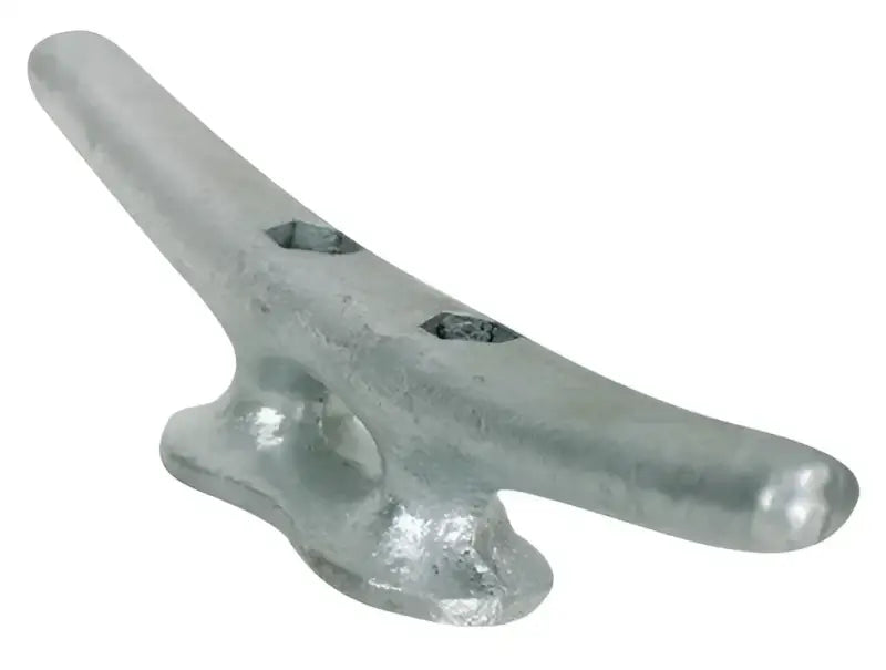 S-1520P Whitecap 6' Galvanized Dock Cleat, galvanized steel boat mooring cleat, corrosion-resistant docking solution for residential and commercial use.
