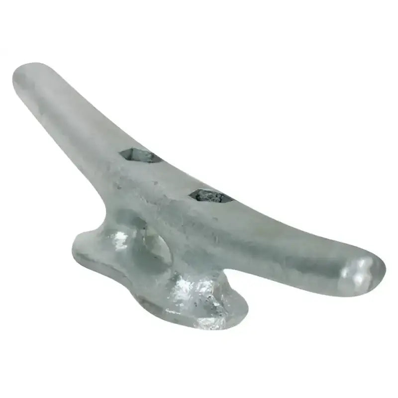 S-1520P Whitecap 6' Galvanized Dock Cleat, galvanized steel boat mooring cleat, corrosion-resistant docking solution for residential and commercial use.