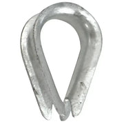 S-1541P Whitecap Galvanized Rope Thimble, 1/2" size, high-quality protection for rope's eye, enhances durability for marine and industrial applications.