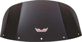 Dark tinted S-192-10DS motorcycle windshield with mounting holes for replacement or RV parts