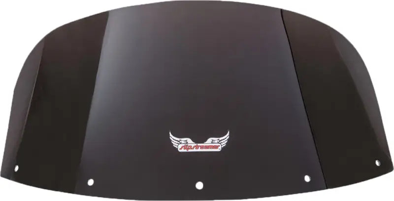 Dark tinted S-192-10DS motorcycle windshield with mounting holes for replacement or RV parts