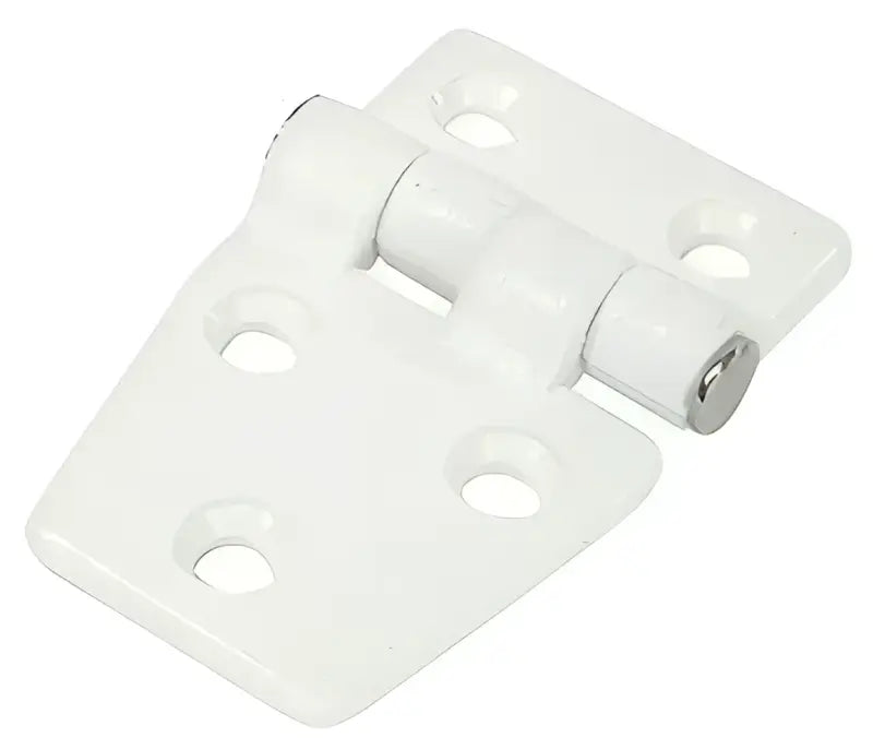 S-3033C Whitecap White Nylon Shortsided Door Hinge2 - Boat Hinge