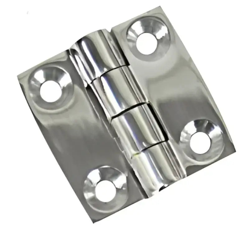 S-3035C Whitecap White Nylon Butt Hinge 1 1/2' X 1 3 - Durable white nylon hardware for versatile indoor and outdoor applications.