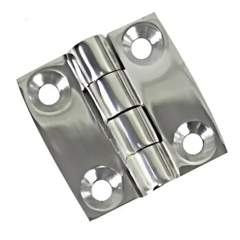 S-3035C Whitecap White Nylon Butt Hinge 1 1/2' X 1 3 - Durable white nylon hardware for versatile indoor and outdoor applications.