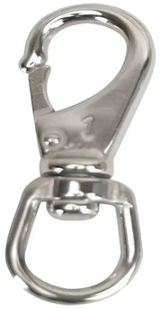 S-4021C Whitecap Stainless Steel Swivel Eye Boat Snap Size 1 - Durable, Corrosion-Resistant Marine Fastener.