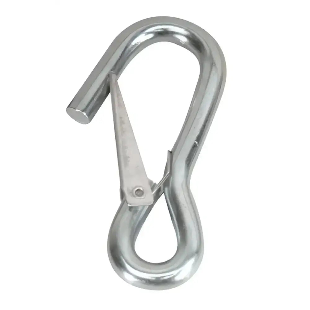 S-4043C Whitecap Galvanized Steel Spring Hook 4-1/1 - Durable, versatile, corrosion-resistant hook designed for secure attachments in marine, automotive, and household applications.