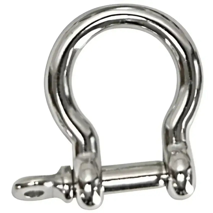 S-4072P Whitecap S.S. Anchor Shackle - 1/4 inch stainless steel marine hardware for reliable anchoring and towing.