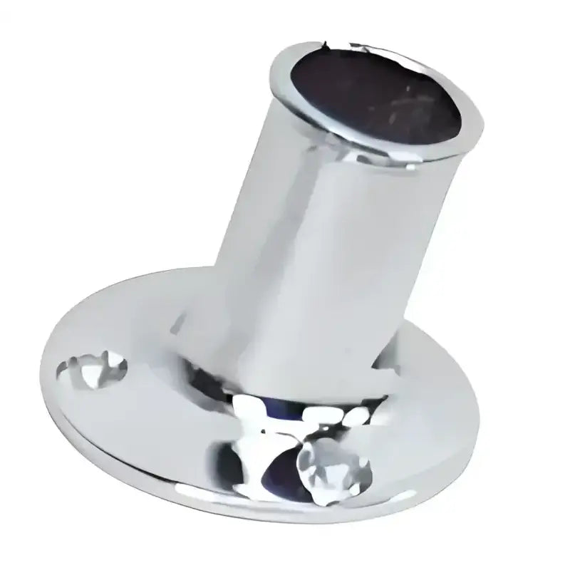 S-5001C Whitecap C.P. Brass Flagpole Socket 3/4", high-quality polished brass for durable and elegant flagpole installation.