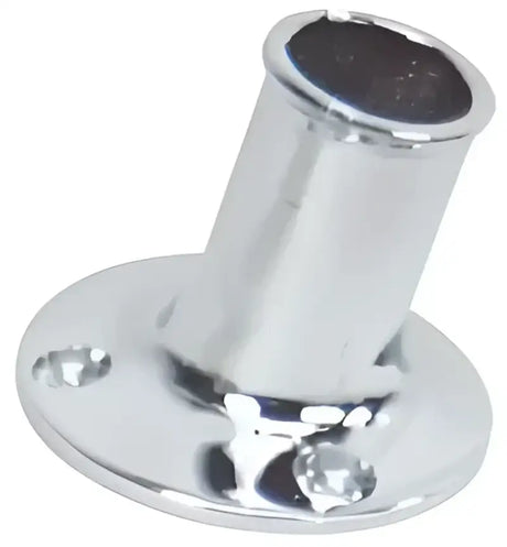 S-5002C Whitecap C.P. Brass Flagpole Socket 1’ - Mount