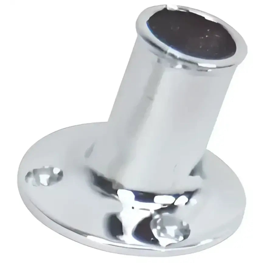 S-5003C Whitecap C.P. Brass Flagpole Socket 1-1/4’ - Mount