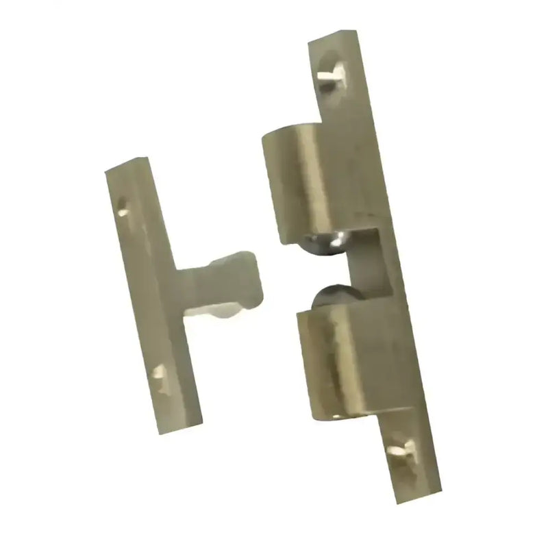 S-5033C Whitecap Brass Stud Catch 2-1/4" for secure doors, cabinets, and hatches; high-quality brass, durable closure mechanism.