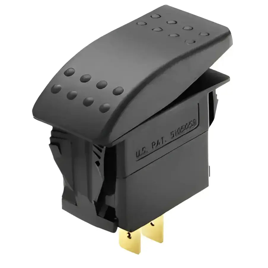 S-7059C Whitecap Contura Style Rocker Switch, On/Off functionality, modern design, durable construction, easy installation, ideal for marine, automotive, industrial applications.