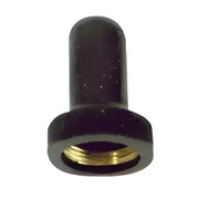 S-8069C Whitecap Boot for Toggle Switch, black cylindrical rubber boot for dust and moisture protection, durable and easy to install, ideal for marine, automotive, and industrial applications.