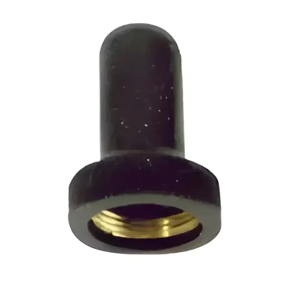 S-8069C Whitecap Boot for Toggle Switch, black cylindrical rubber boot for dust and moisture protection, durable and easy to install, ideal for marine, automotive, and industrial applications.