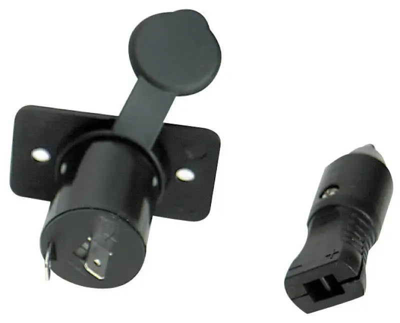 S-8072C Whitecap Socket & Cap Only Black Nylon for boat accessories, durable construction, easy installation.