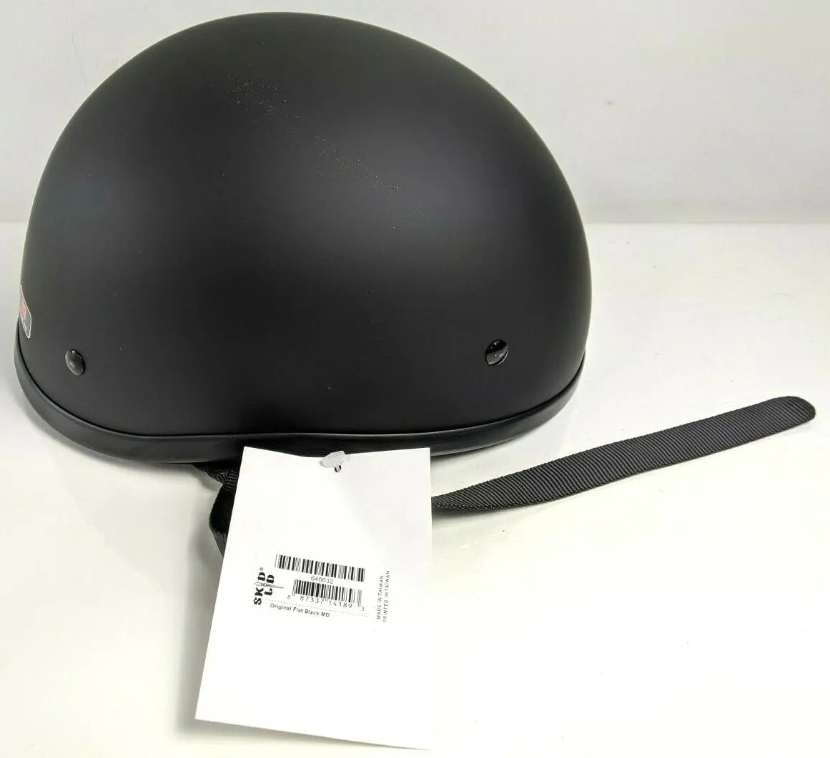 Skid Lids Original Helmet Flat Black - Medium - 646632
