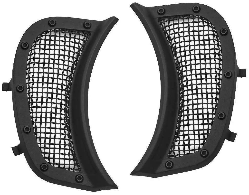 Kuryakyn Mesh Headlight Vent Accents Black - 6519