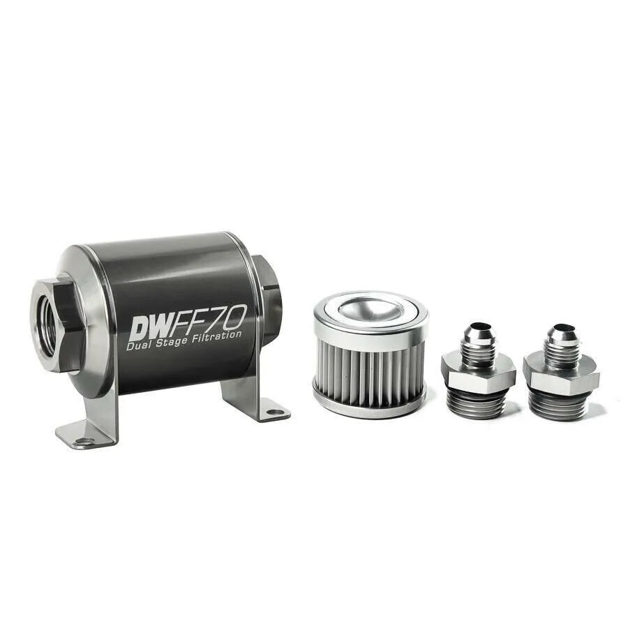 8-03-070-010K-8 Deatschwerks -8An 10 Micron 70Mm In-Line Fuel