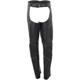 River Road Sierra Leather Chaps Black Womens - Medium - 094450