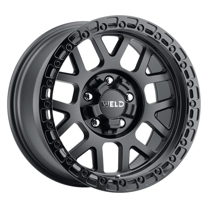 Weld Off-Road W134 17X9 Ledge 5X127 ET-12 BS4.50 Candy Red / Gloss Black Ring 71.5 - W13479075450