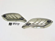 Kuryakyn Deflectors: Kuryakyn Dragon Wing Air Deflectors Dark Smoke - 1108