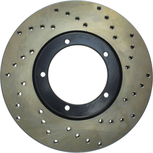 Stop Tech Brake Rotor: 128.37018L Stop Tech Cross Drilled Rotor