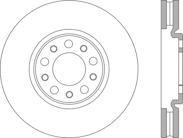 Stop Tech Brake Rotor: 126.63080CSL Stop Tech Cryo Stoptech Sport Slot
