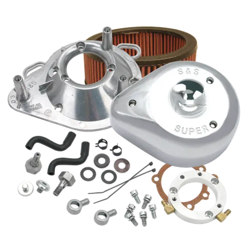 S&S Cycle 01-17 Stock EFI BT Models Teardrop Air Cleaner Kit - Intake Systems