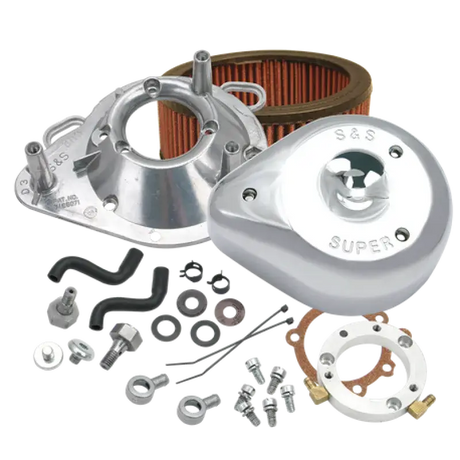 S&S Cycle 01-17 Stock EFI BT Models Teardrop Air Cleaner Kit - Intake Systems