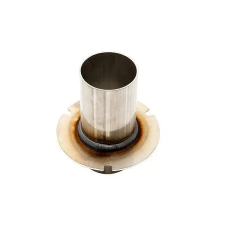 Welded metal pipe fitting for S&S Cycle Power Tune XTO muffler insert upgrade