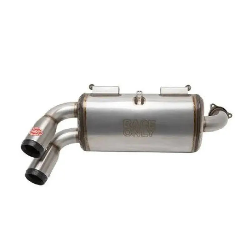 Stainless steel exhaust system for Polaris RZR Turbo with Power Tune XTO race setup