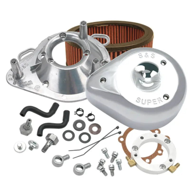 S&S Cycle 170-0303B S&S Cycle 01-17 Stock EFI BT Models Teardrop Air Cleaner Kit