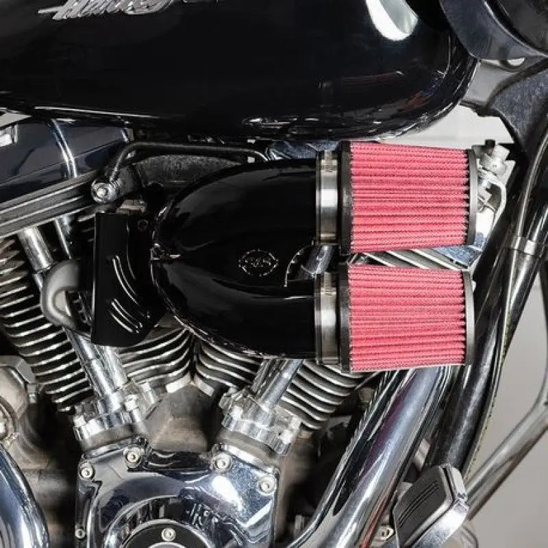 S&S Cycle 170-0637A S&S Cycle 08-16 Touring Models/16-17 ST Tuned Induction Kit - Gloss Black