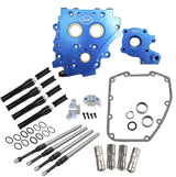 S&S Cycle 2006 Dyna Chain Drive Cam Chest Kit w/o Cam - Black Pushrod Tubes & Chain Tensioner - RV and Auto Parts